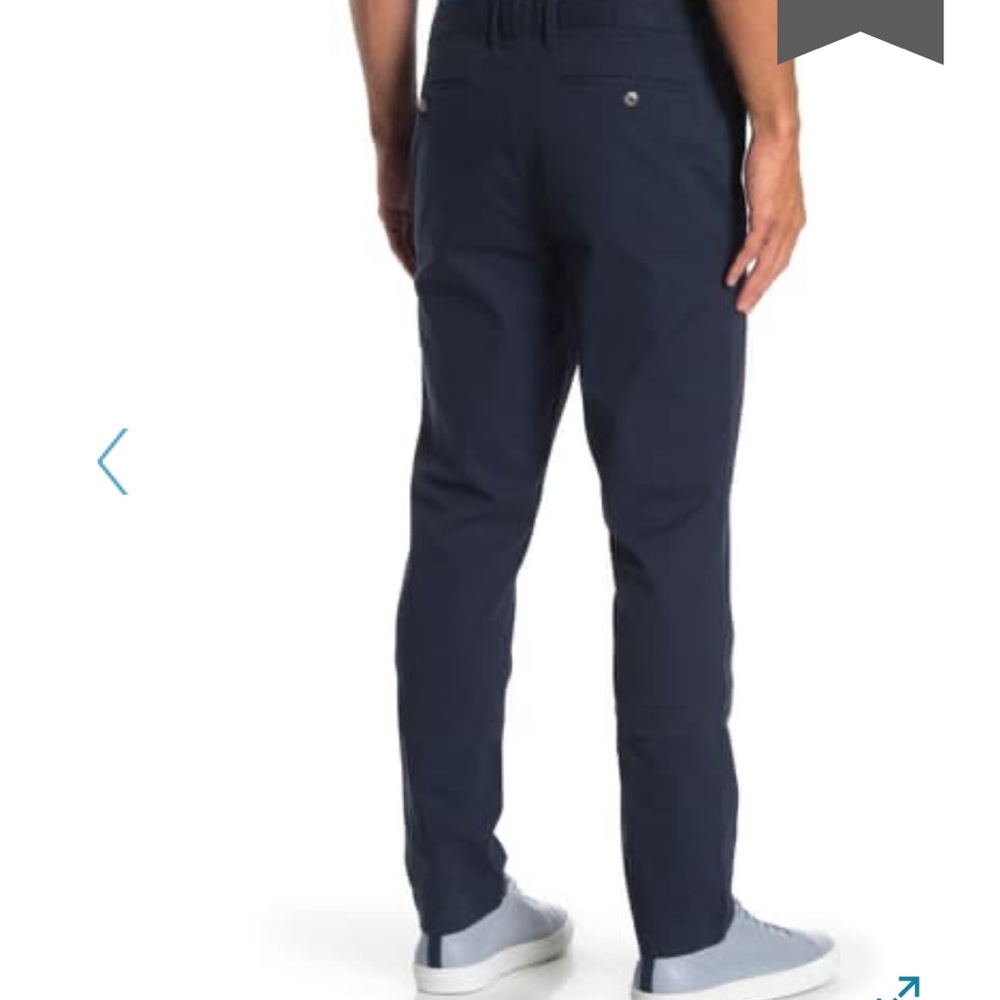 Michael Kors Men’s slim fit stretch Navy Blue Parker Chino pants 34